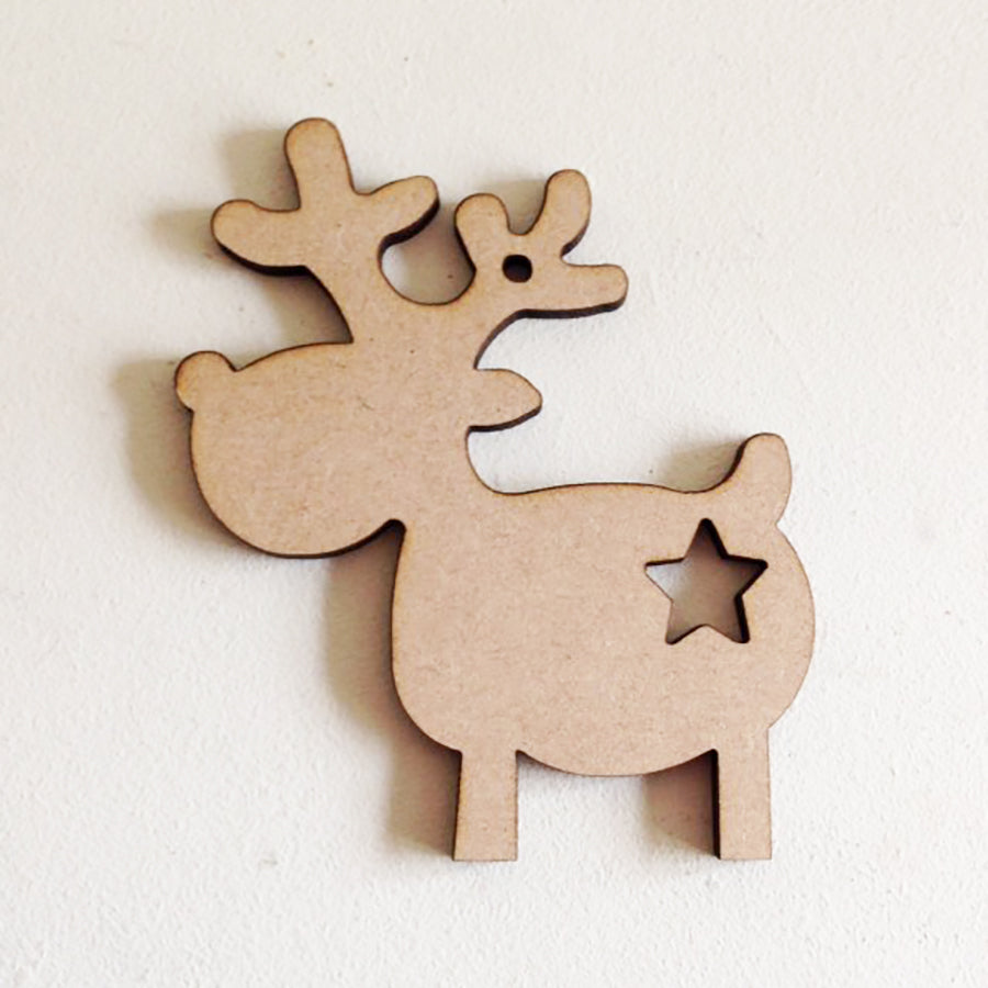 Reindeers + Stars 6cm -12cm (Packs Of 10)