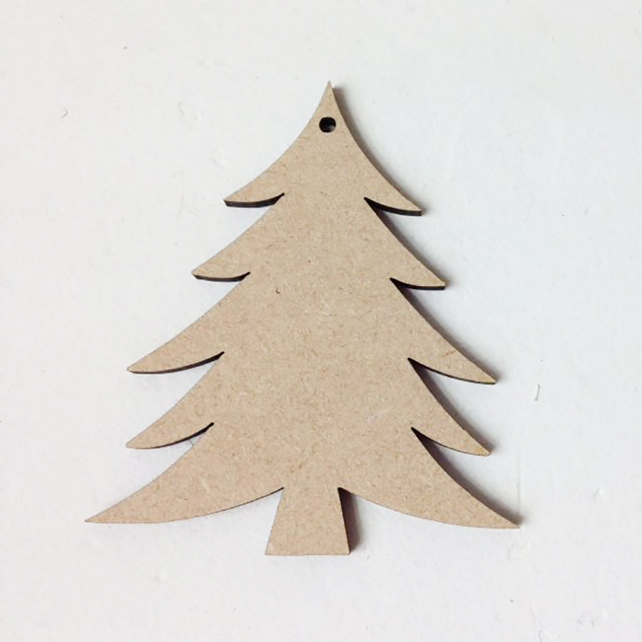 Classic Cristmas Trees 4cm -12cm (Packs Of 10)