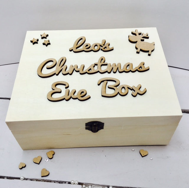 Christmas Eve Box - Personalised Script Font