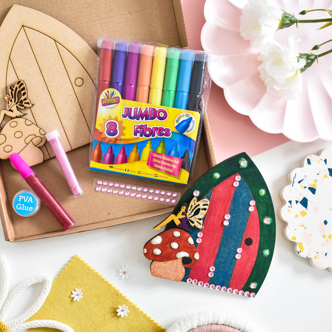 Fairy Door Mushroom Wooden Craft Kit Letterbox