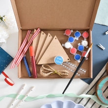 Royal Jubilee Wooden Bunting Paint Your Own Craft Kit