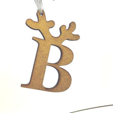 Antler Letter Tree Decorations - 9cms