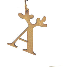 Antler Letter Tree Decorations - 9cms