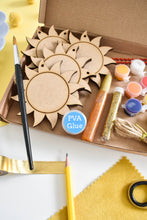 Summer Sun Bunting Kit Wooden Paints Letterbox