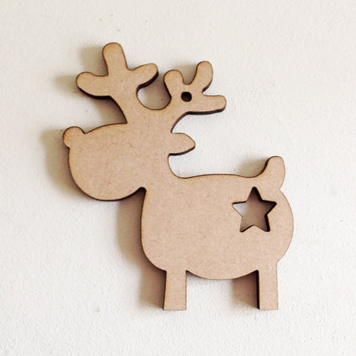 Reindeers + Stars  6cm -12cm (Packs Of 10)