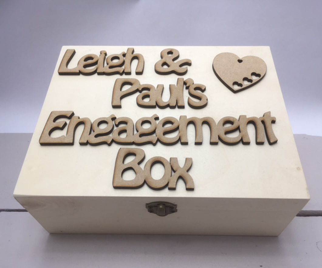 Engagement Memory Box - Personalised