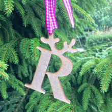 Antler Letter Tree Decorations - 9cms