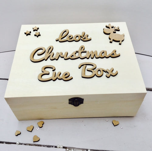 Christmas Eve Box - Personalised Script Font